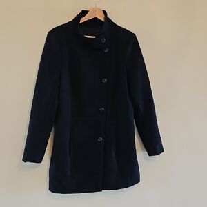 Le Chateau Classic Black Pea Coat